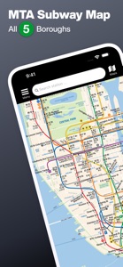 New York Subway MTA Map screenshot #1 for iPhone