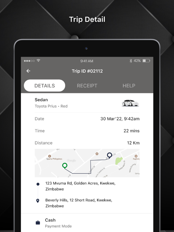Hwindi iPad screenshot 6 - Travel app
