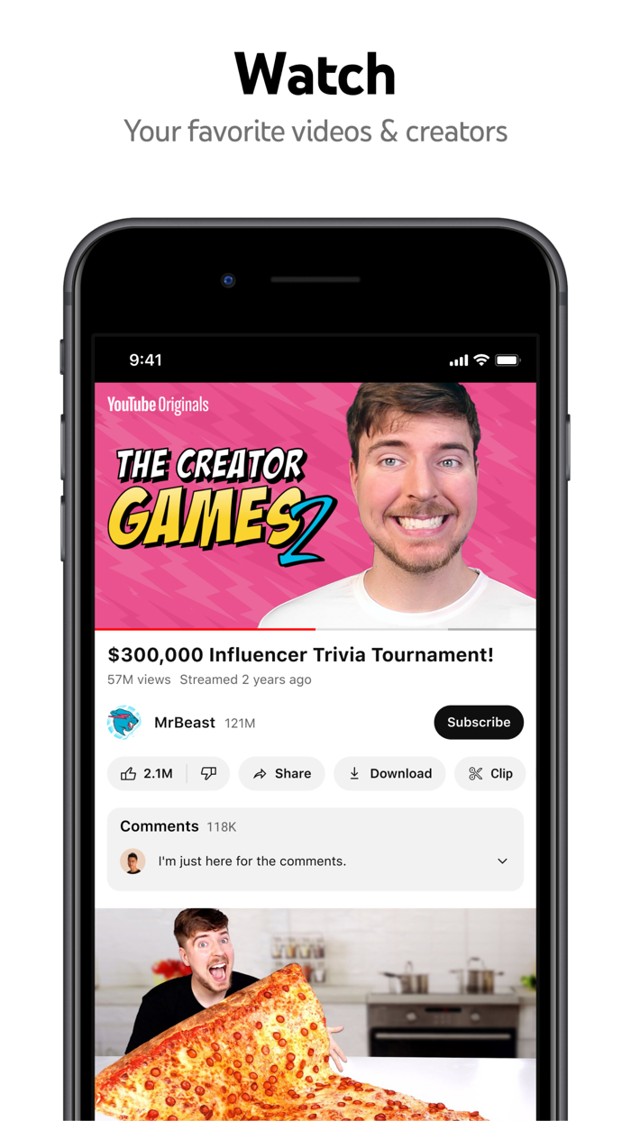 YouTube Watch Listen Stream