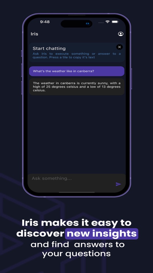 #3. Iris AI - Chat with AI Chatbot (iOS) Podle: Pedro Segura