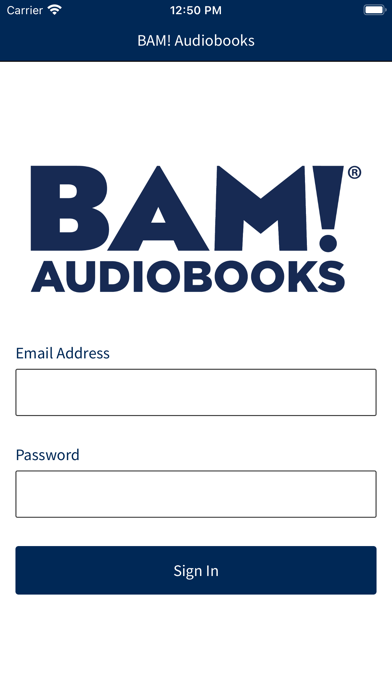 BAM! Audiobooks Screenshot