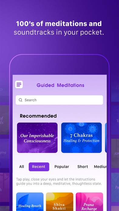 Sattva Meditations & Mantras Screenshot