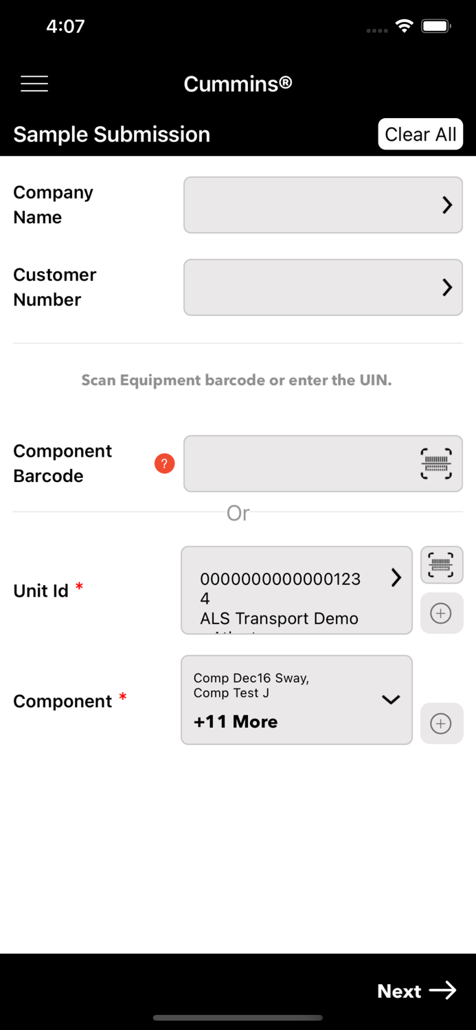 Cummins Active Care Testing