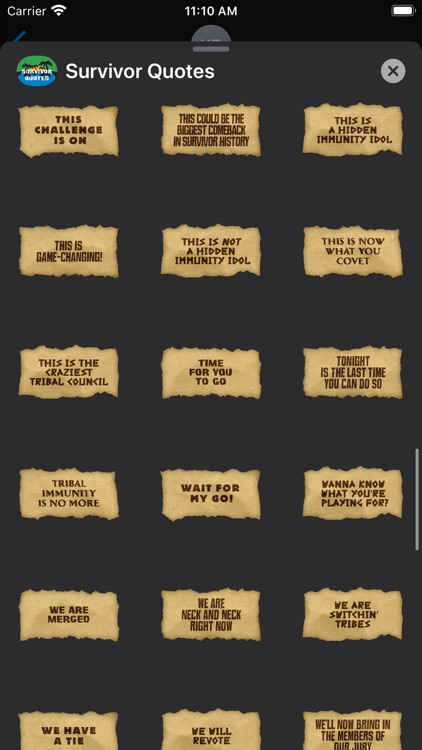 Quotes from Survivor screenshot-5