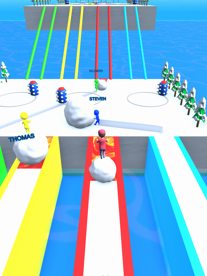 Snow Ball Race 3D