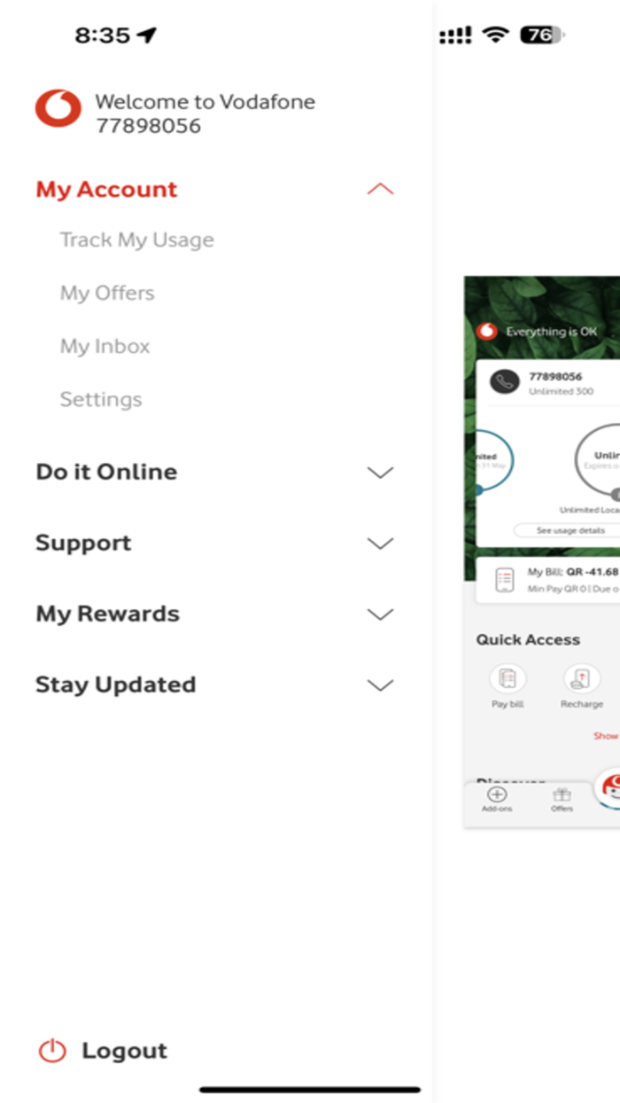My Vodafone Qatar