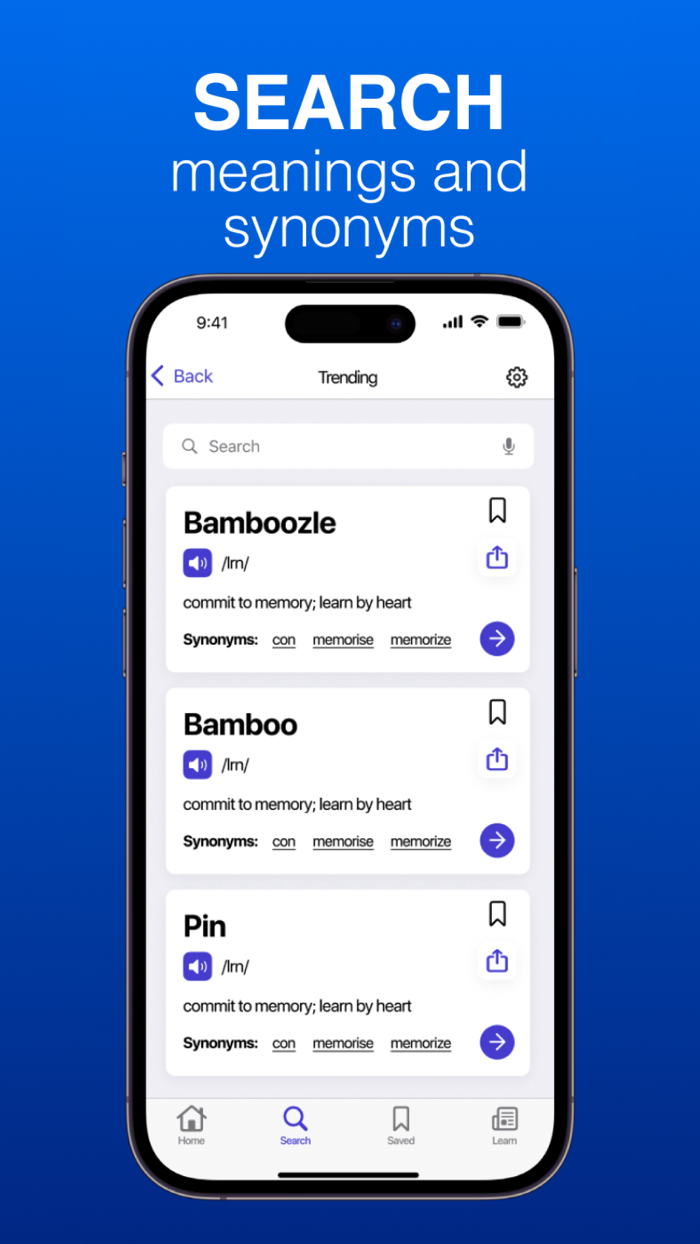 Thesaurus Dictionary Offline