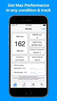 jetting max kart for rotax max iphone screenshot 1