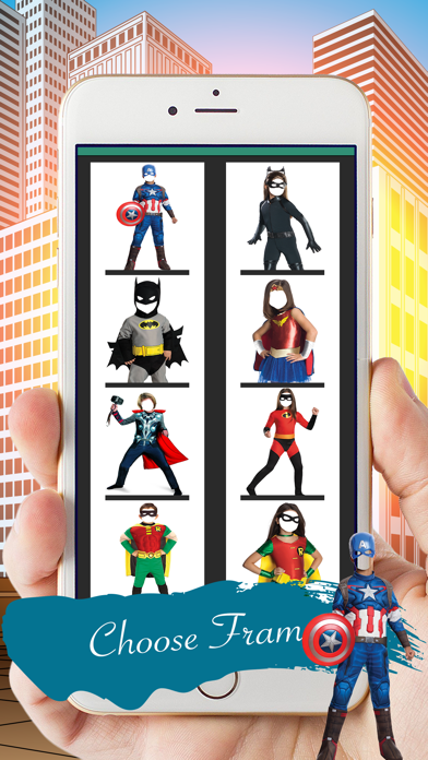 Kids Superhero Costume Montage Screenshot