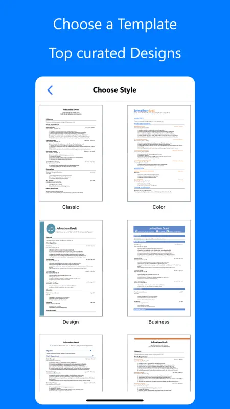 Resume Builder⁺ screenshot 2 of 4