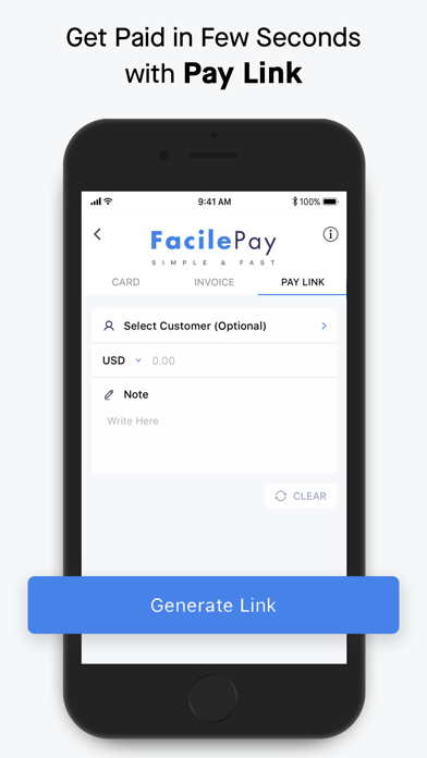 FacilePay for Stripe Payments Screenshot