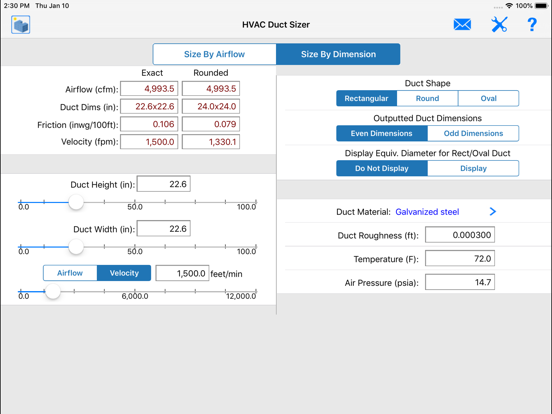 Screenshot #6 pour HVAC Toolkit