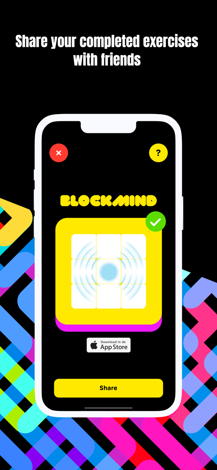 Brain training games BlockMind