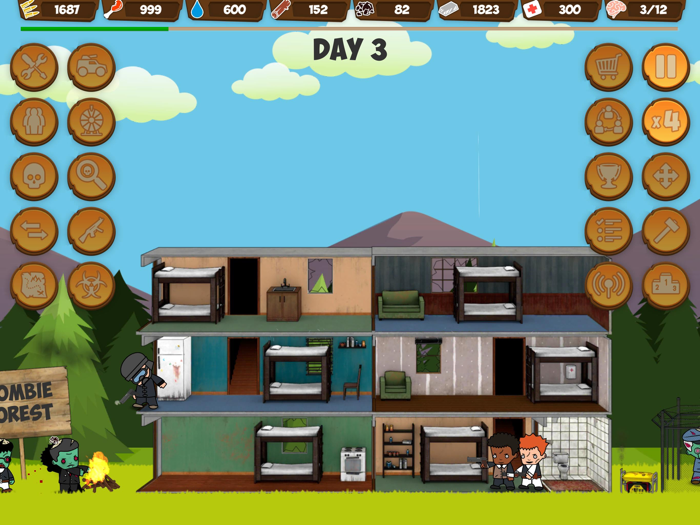 Zombie Forest HD Survival