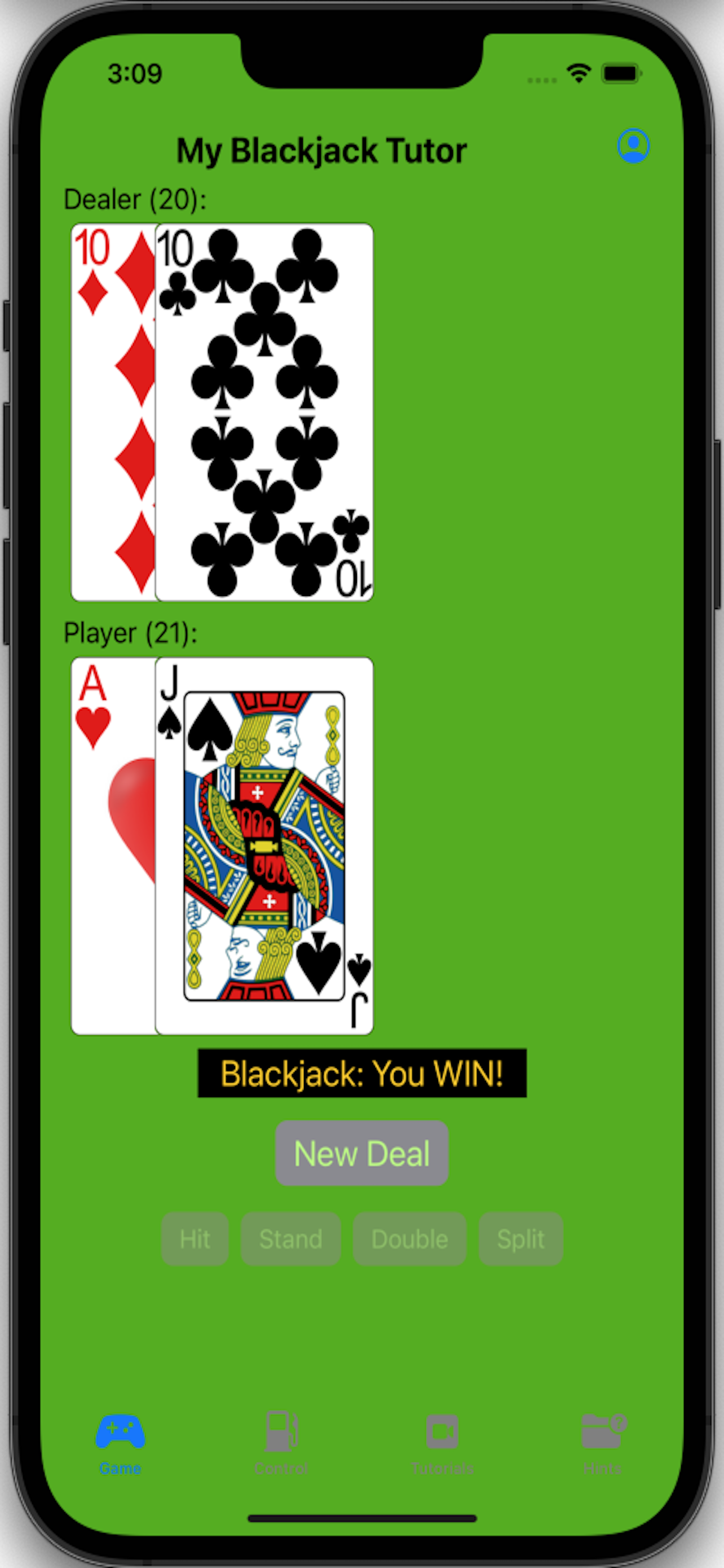 MyBlackjackTutor