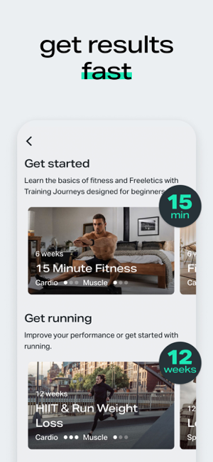 ‎Freeletics Personal AI Trainer Screenshot