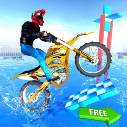 Bike Rider - Water Stunts