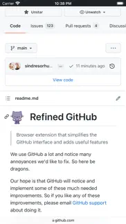 How to cancel & delete refined github 1