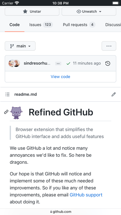 Refined GitHubのおすすめ画像1