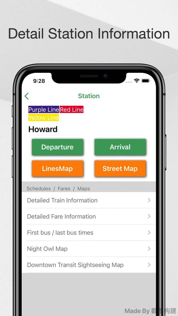 Chicago Subway CTA Map