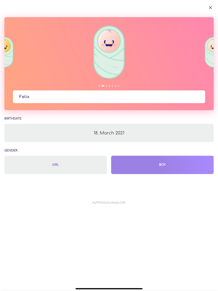 Breast Feeding Baby Tracker
