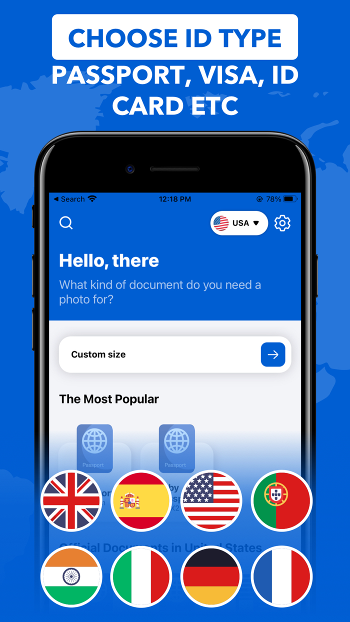 ID Photo - Passport Photo App
