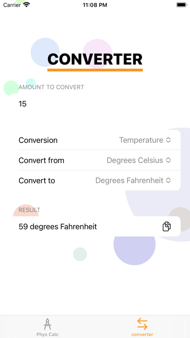Phys Calc |حاسبة الفيزياء Screenshot