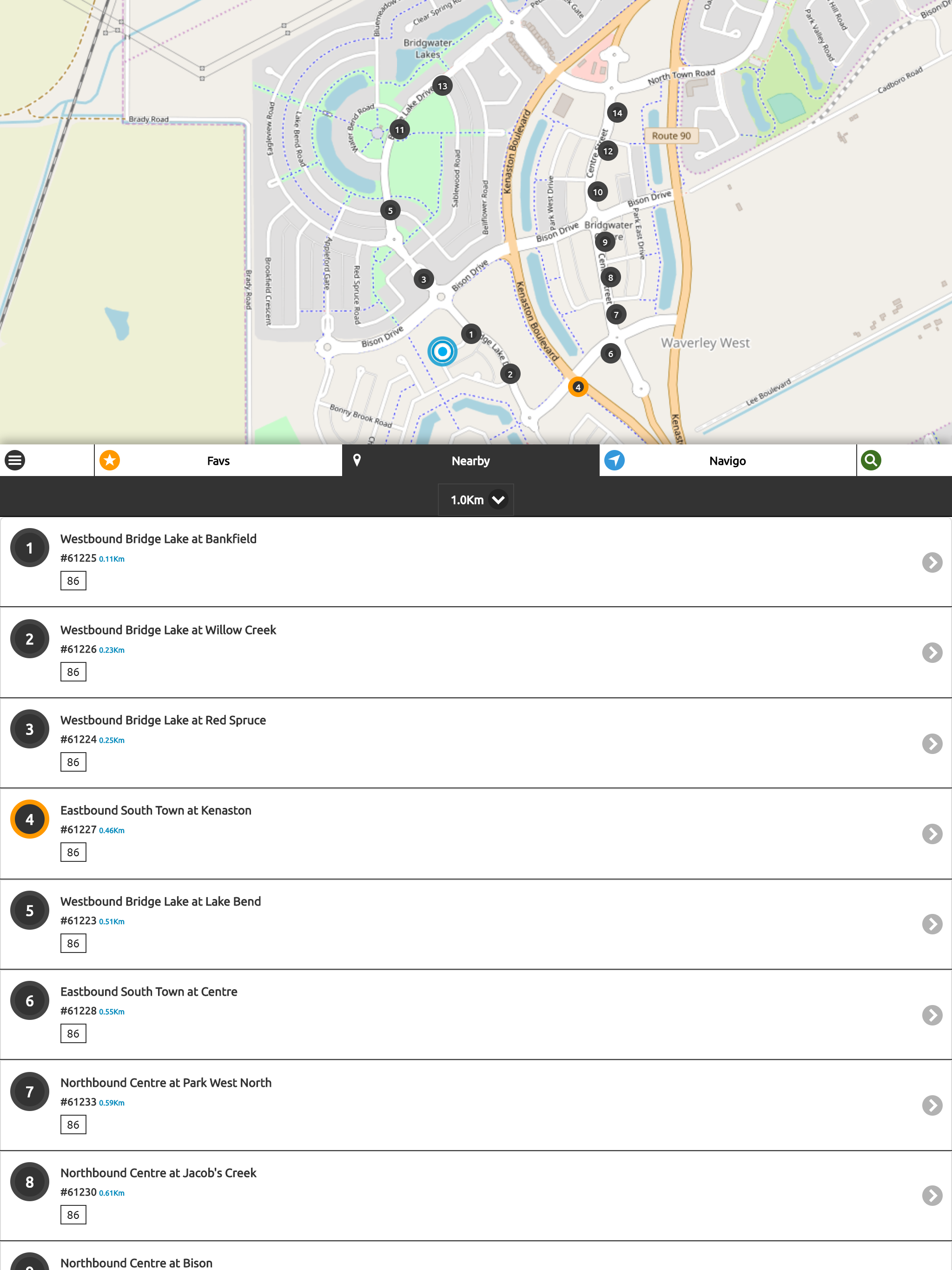 Winnipeg Transit Realtime