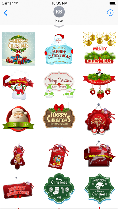 Christmas Greetings Sticker Screenshot
