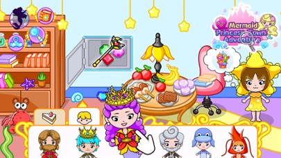 Mermaid Princess Town Design Screenshot