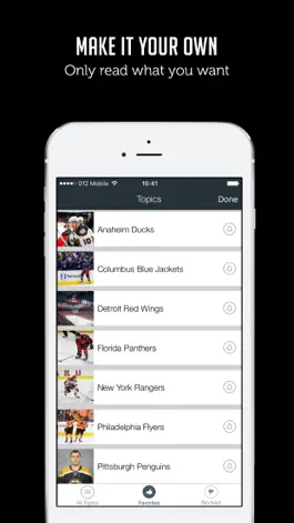 Game screenshot Hockey News, Scores & Videos apk