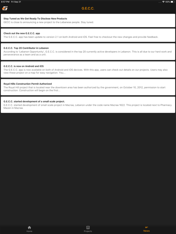 G.E.C.C. iPad screenshot 4 - Business app