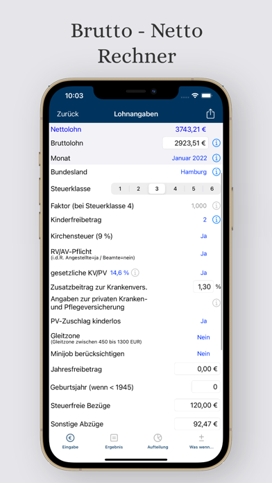 iLohn+Kredit Pro 2023 Screenshot