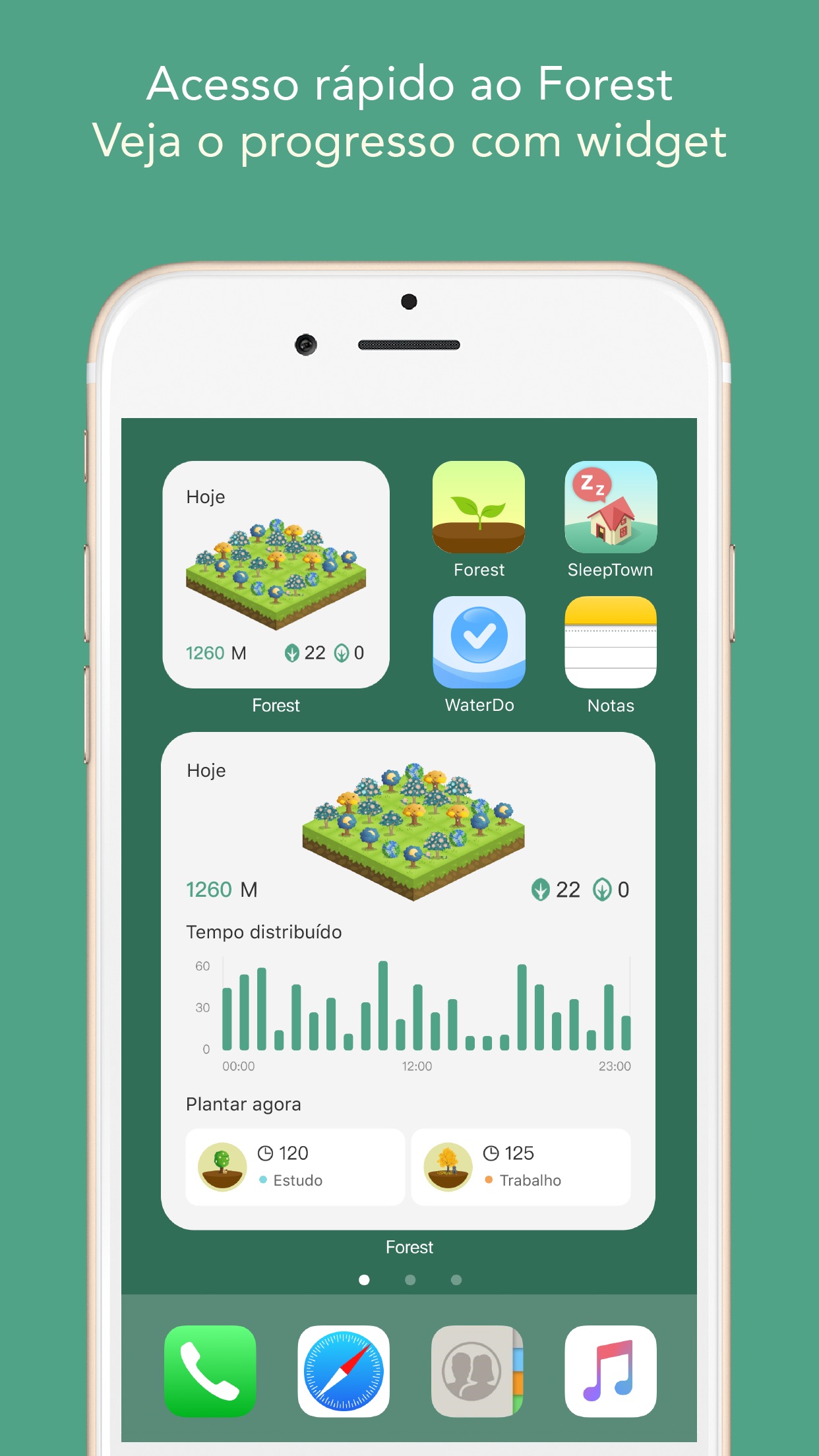 Screenshot do app Forest - Mantenha o foco