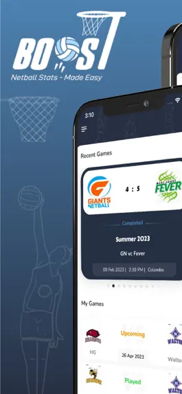 Game screenshot Boost. Netball Stats Made Easy mod apk