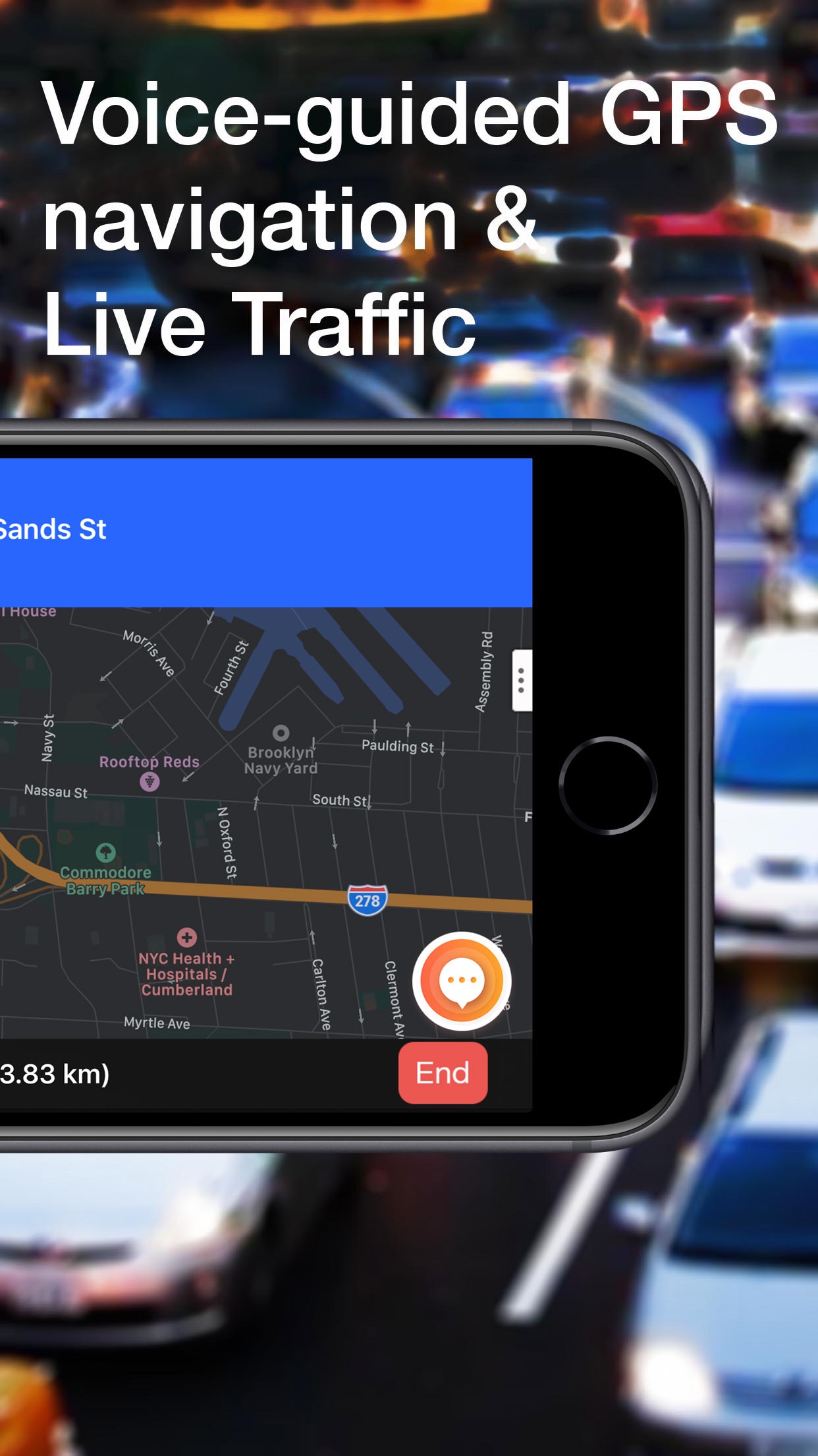 Traffie Navigation & Traffic screenshot 2