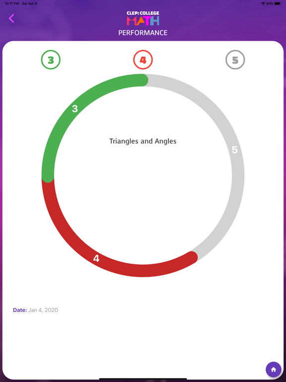 CLEP: College Mathematics iPad screenshot 5 - Education app