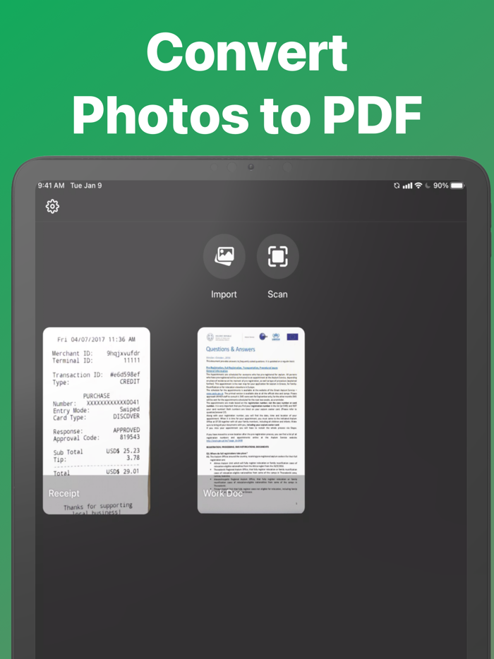 PDF Photos ·
