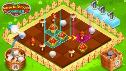 Merge Mushrooms Cooking It Screenshot