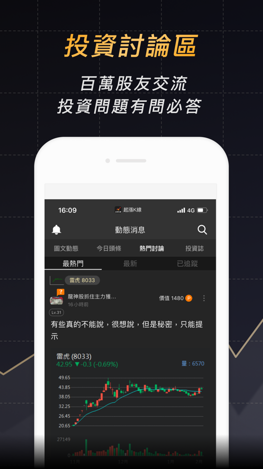 #8. 股市起漲K線 - 幫你找到強勢飆漲的瘋狗流股票 (iOS) 由: CMoney