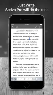 scrivo pro - scrivener writers iphone screenshot 1