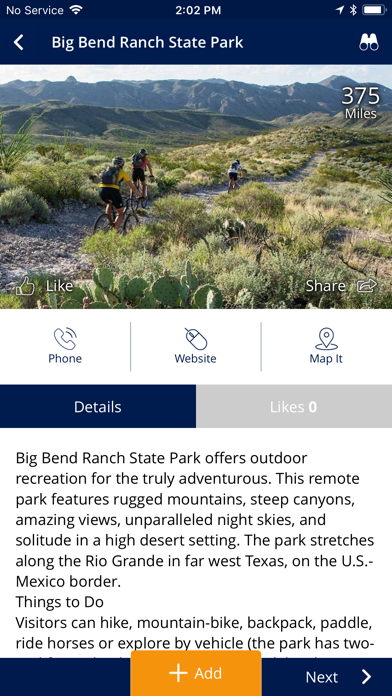 Visit Big Bend! Screenshot