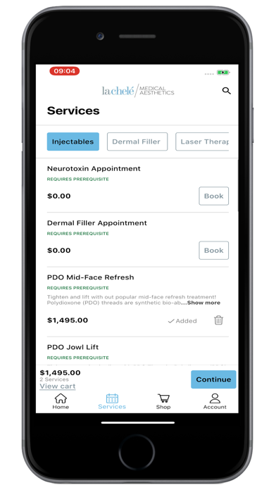 La Chelé Medical Aesthetics Screenshot