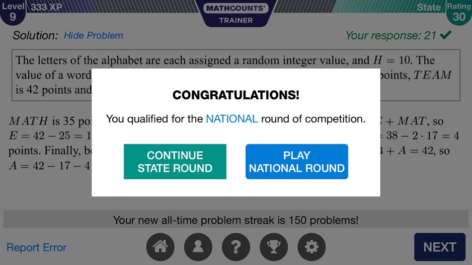 #4. MATHCOUNTS Trainer (iOS) 由: Art of Problem Solving