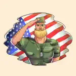 Thankful Veterans Day Stickers App Contact