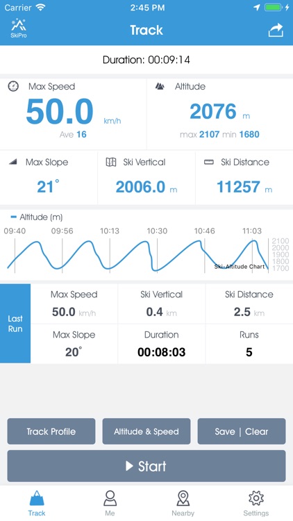 Ski Master - ski track tool