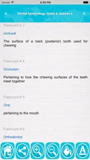 dental terminology exam review iphone screenshot 2