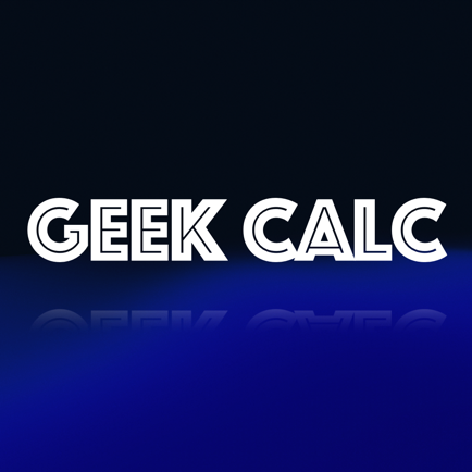 Geek's hexadecimal calculator