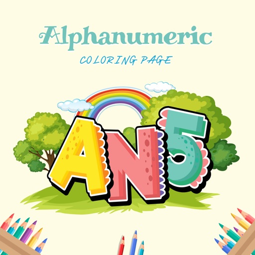 Coloring Pages: Alphanumeric