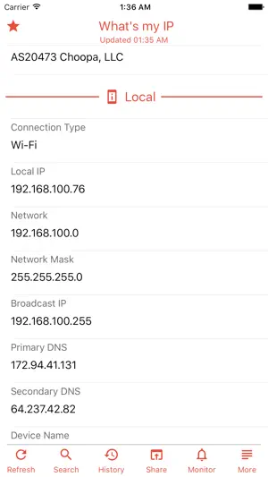 What is my IP address screenshot 2